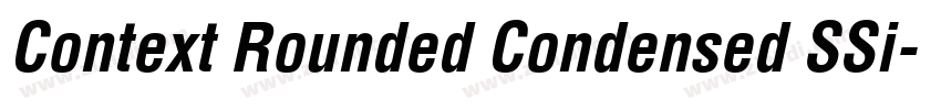 Context Rounded Condensed SSi字体转换